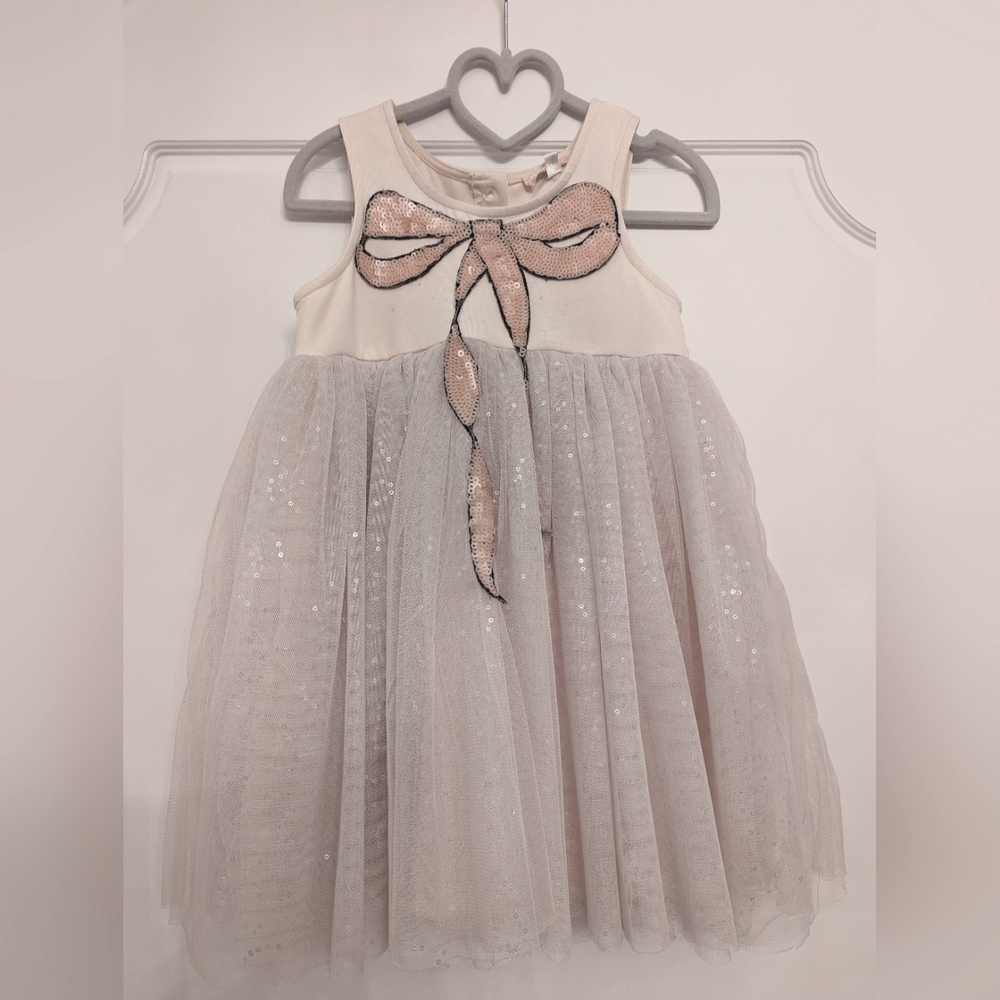 Baby Sara by Sara Sara Girls Size 5 Bow Sequin Dress